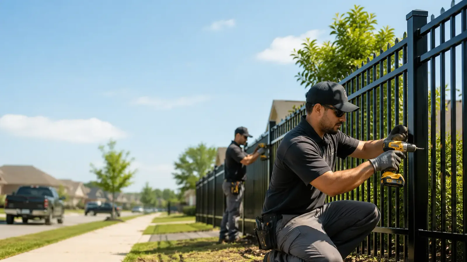 Metal Fence Installation in Wickes, AR